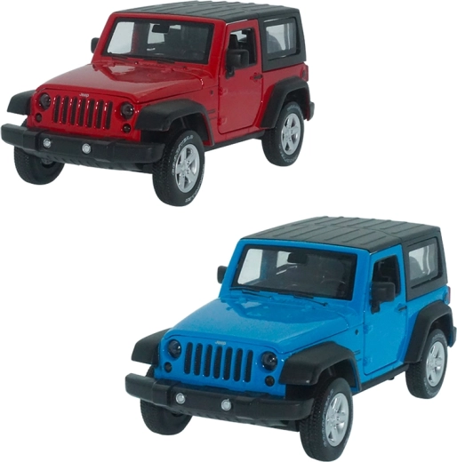 Model metalic JEEP Wrangler 1:32 cu lumină și sunet
