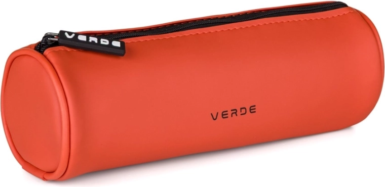 Etui rotund VERDE, culoare cărămizie