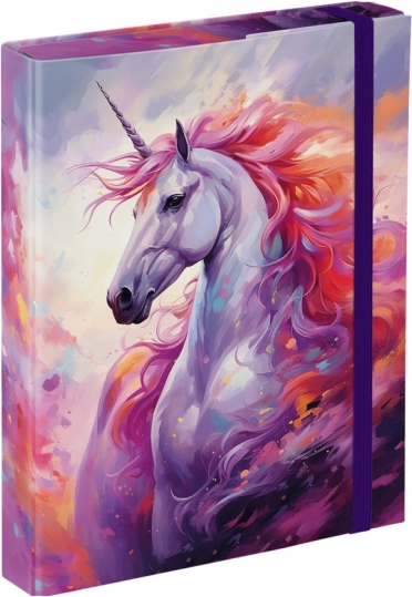 Baagl dosar pentru caiete școlare A5 Regatul Unicorni