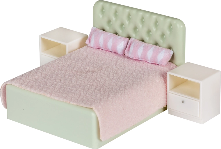 Mobilier de dormitor Lundby pentru căsuță de păpuși