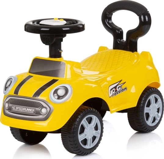 Chipolino premergător auto cu melodii Go-Go – Galben