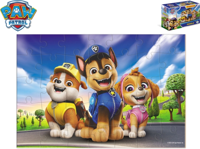 Puzzle pentru copii Paw Patrol în cutie, 35 de piese