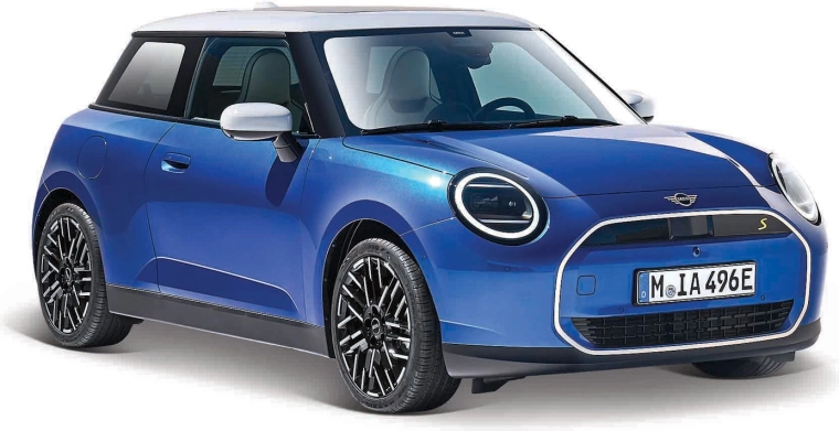 Maisto Special Edition model auto Mini Cooper SE 1:24 albastru