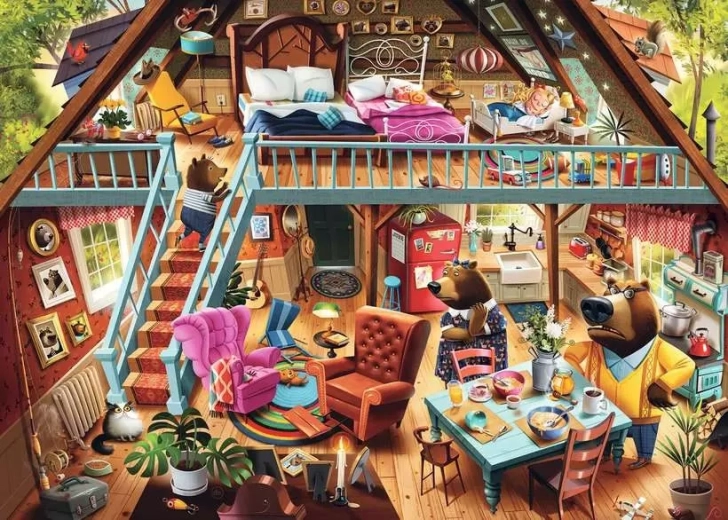 Puzzle Ravensburger Surprinsă! 1000 de piese