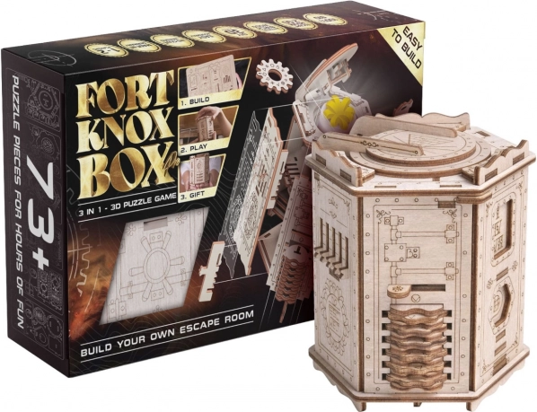 Fort Knox Pro puzzle din lemn