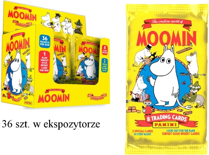 Panini Muminki plic cu carduri - 1 bucată