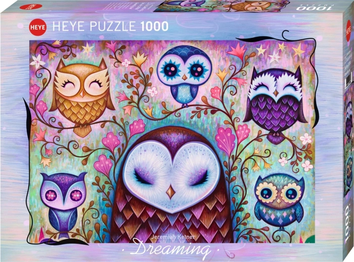 HEYE Puzzle Visare: Bufnița mare 1000 piese