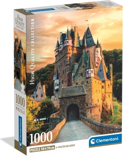 Puzzle CLEMENTONI Ora de aur la castelul Eltz 1000 piese
