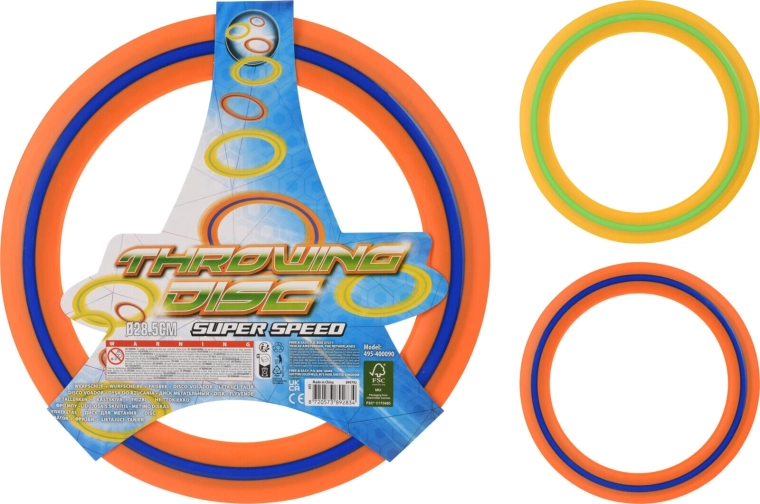 Disc de aruncat pe apă 28,5 cm – mix de culori