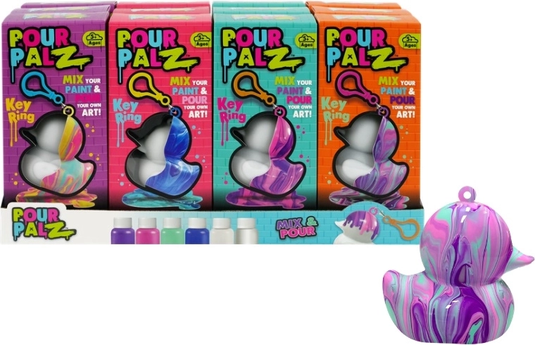 Pour Palz set creativ pentru realizarea unui breloc – rățușcă
