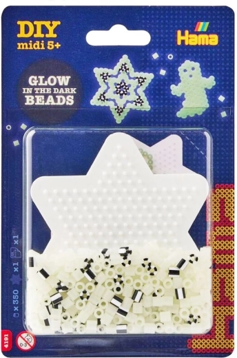 Set de mărgele Stea care strălucește în întuneric, 350 buc MIDI