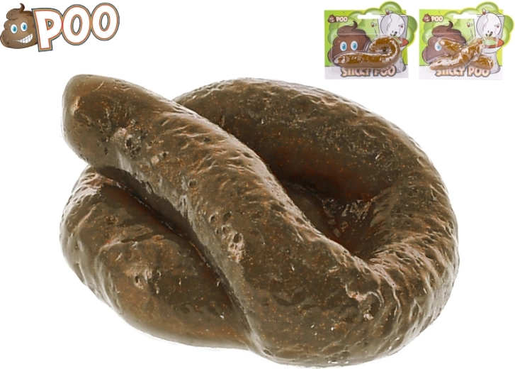 Căcărelă falsă lipicioasă 7–10 cm – jucărie de farsă realistă