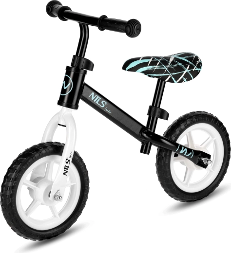 Bicicletă de echilibru pentru copii NILS Fun RB134 10″ negru