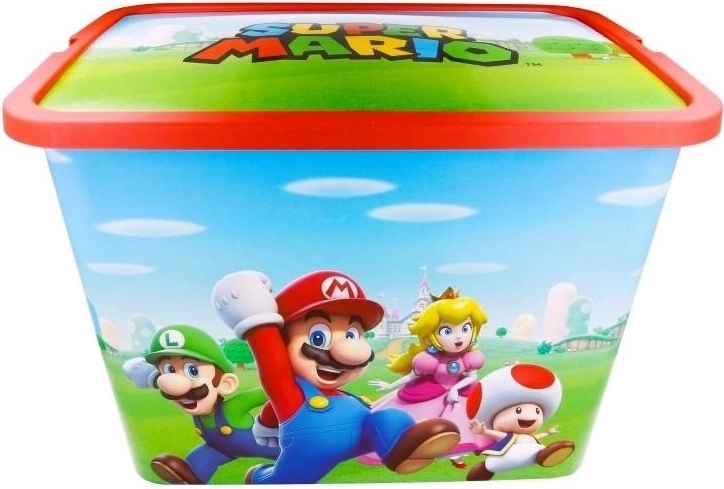Cutie de depozitare cu capac Super Mario 23 l