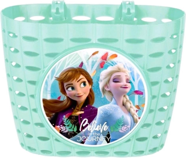 Coșuleț de bicicletă pentru copii Disney Frozen, turcoaz