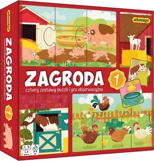 Puzzle de observație Ferma – setul 1