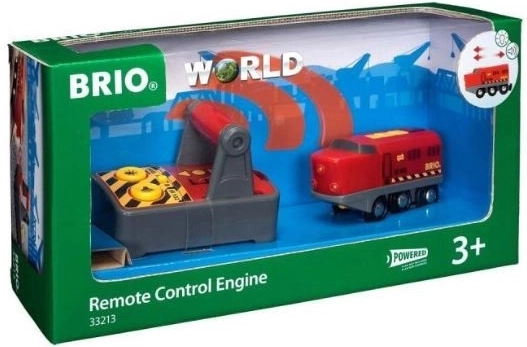 Locomotivă roșie telecomandată Brio