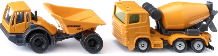 Setul de vehicule de construcții Siku portocaliu
