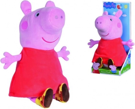 Purcelușul de pluș Peppa cu sunet 22 cm