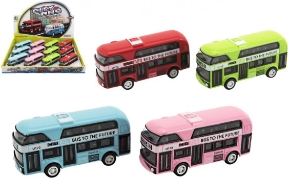 Autobuz etajat metalic cu retragere