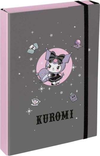 Mape pentru caiete școlare A4 Jumbo KUROMI gri