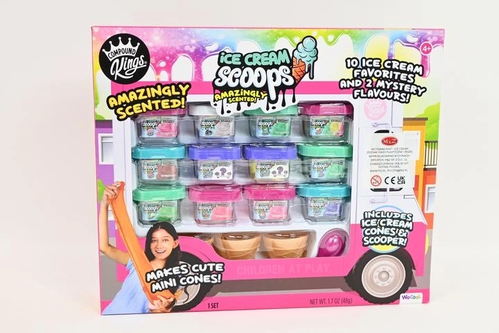 Wecool set de plastilină parfumată înghețată, cu cornete și cupă