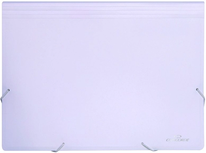 Mapă pentru documente cu elastic A4, 13 buzunare, albă