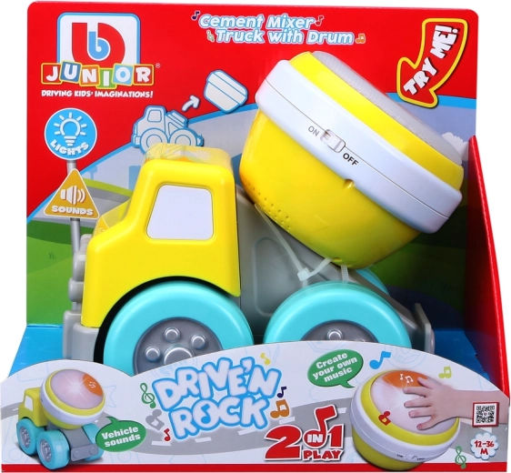 BB Junior betonieră cu tobă 2 în 1