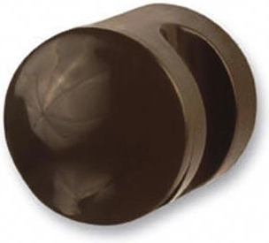 Mâner rotativ cu rozeta rotundă, alb, plastic