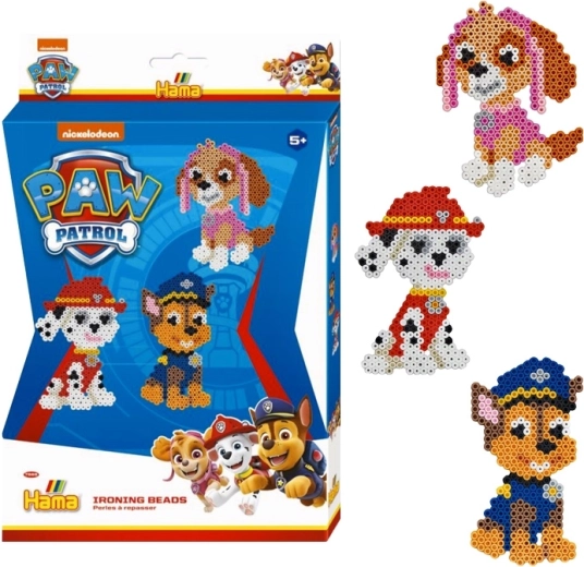 Cutiuță cadou cu mărgele termofixabile Paw Patrol