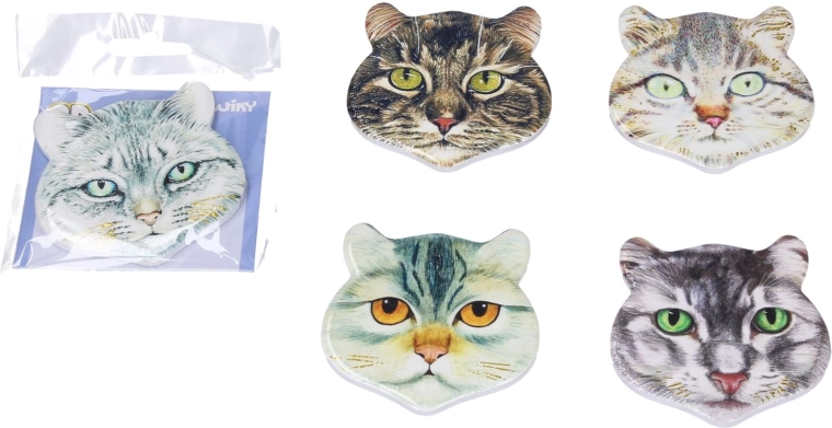 Magnet pisică 7,5 × 7,5 cm