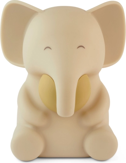 Nuuroo Sigge lumină de noapte din silicon elefant crem