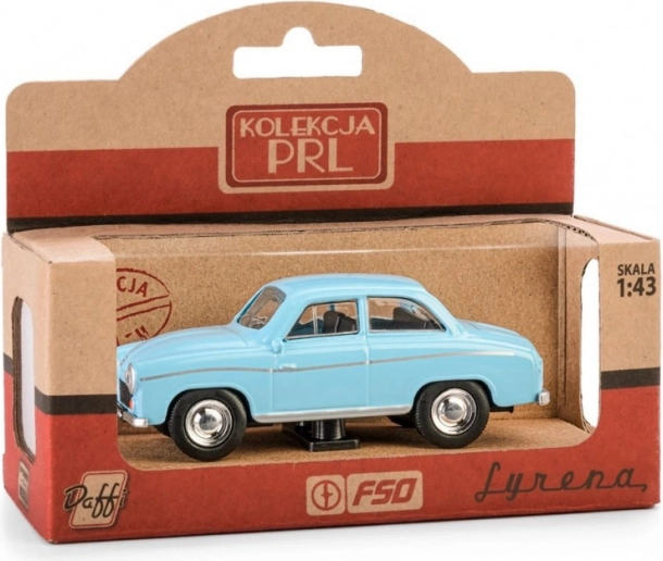 Model mobil PRL Syrena 104 – albastru 1:43 die-cast