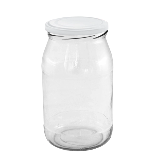 Set de borcane pentru conservare 900 ml cu capace emailate 82 mm, 8 buc