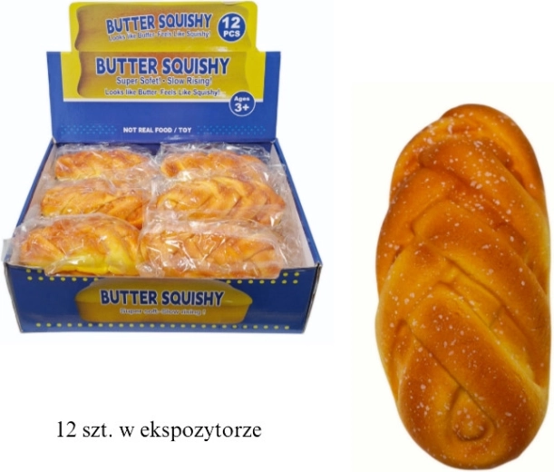 Squishy antistres de strâns – chałka - 1 bucată