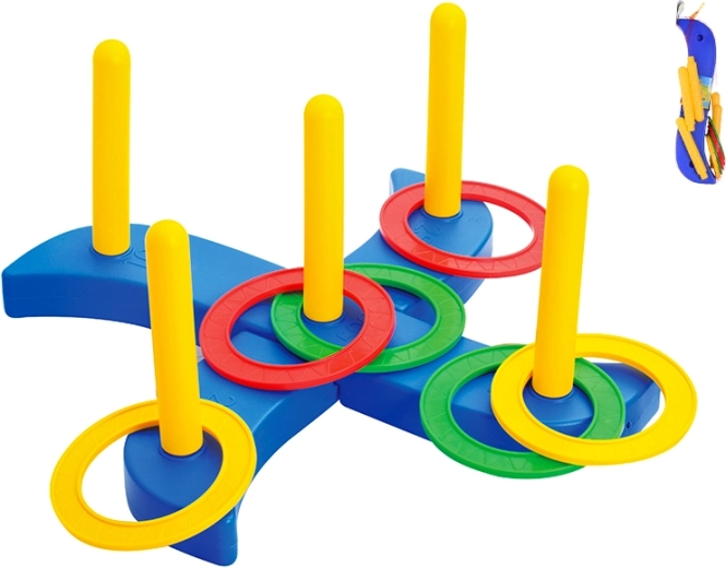 Inele de aruncat – joc pentru copii pentru dezvoltarea coordonării