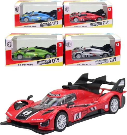 Mașinuță de curse metalică 11 cm