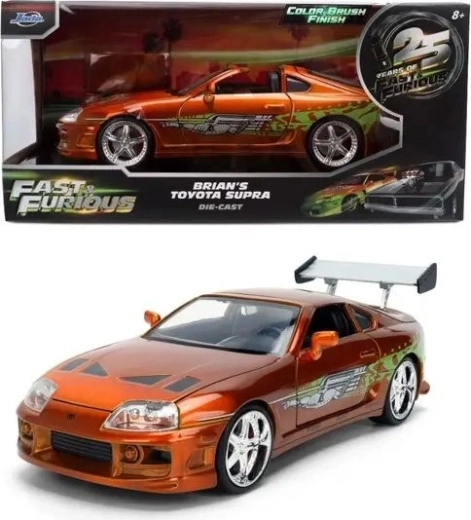 Jada Toys Toyota Supra 1995, ediție aniversară Fast & Furious, la scara 1:24
