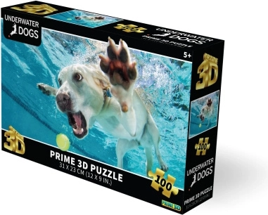 Puzzle 3D Câine – puzzle lenticular 100 piese