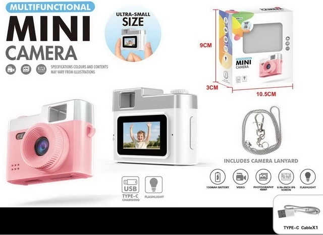 Mini aparat foto pentru copii cu încărcare USB