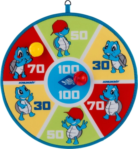 Țintă reversibilă Schildkröt cu arici și 6 mingi