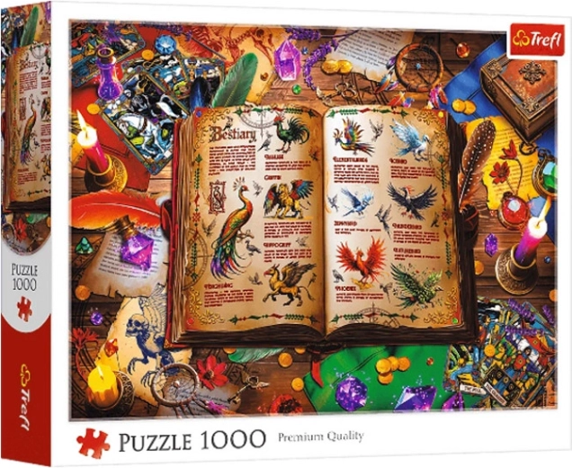 Puzzle Atlasul păsărilor fantastice – 1000 de piese