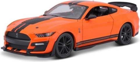 Model auto 2020 FORD MUSTANG SHELBY GT500 1:24 portocaliu