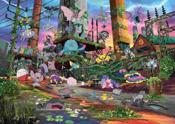 Puzzle Ravensburger Pokémon Breakout 2, 1000 de piese