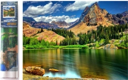 Pictură cu diamante Natura sălbatică 30x40 cm