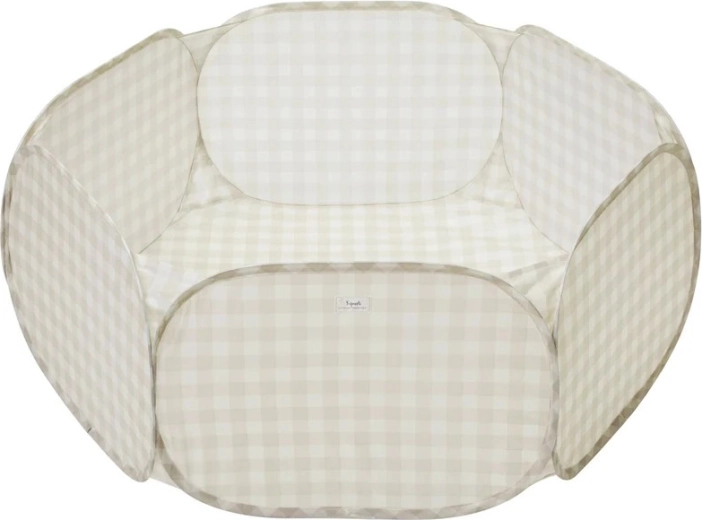 3 Sprouts piscină uscată recycled gingham bej