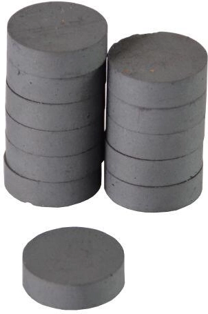 Magneți 16 mm negri, set 12 buc