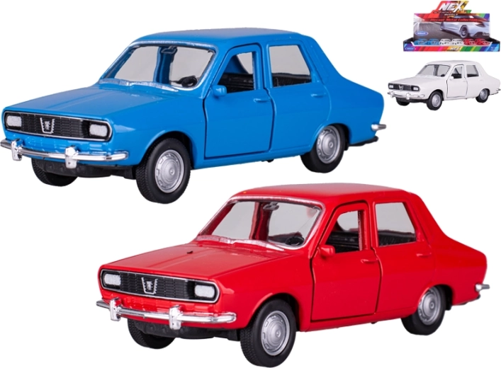 Model metalic de mașină Dacia 1300 1:34 Welly cu mecanism pull-back