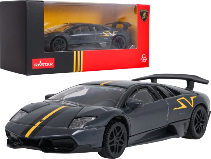 Model metalic Lamborghini Murciélago LP 670-4 SV Superveloce 1:43 gri RASTAR