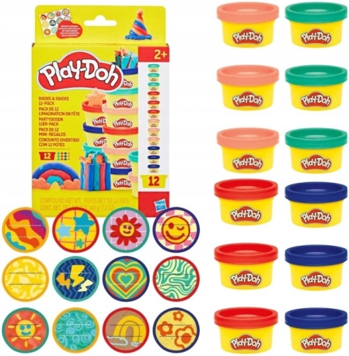 Set Play-Doh cu plastilină în 12 recipiente